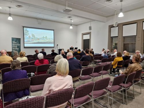 Maggi Boult presenting