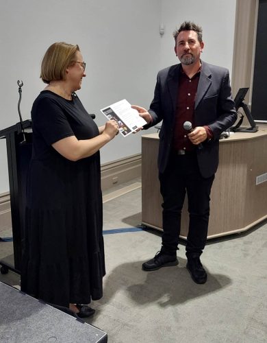 Angela Gurr and Matt Fitzpatrick