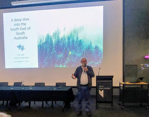 Peter Christopher OAM giving the 2024 Annual Regional Lecture